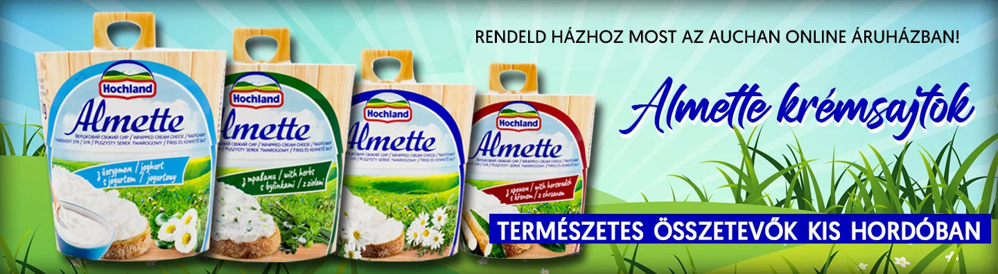 Almette krémsatok, természetes összetevők kis hordóban!