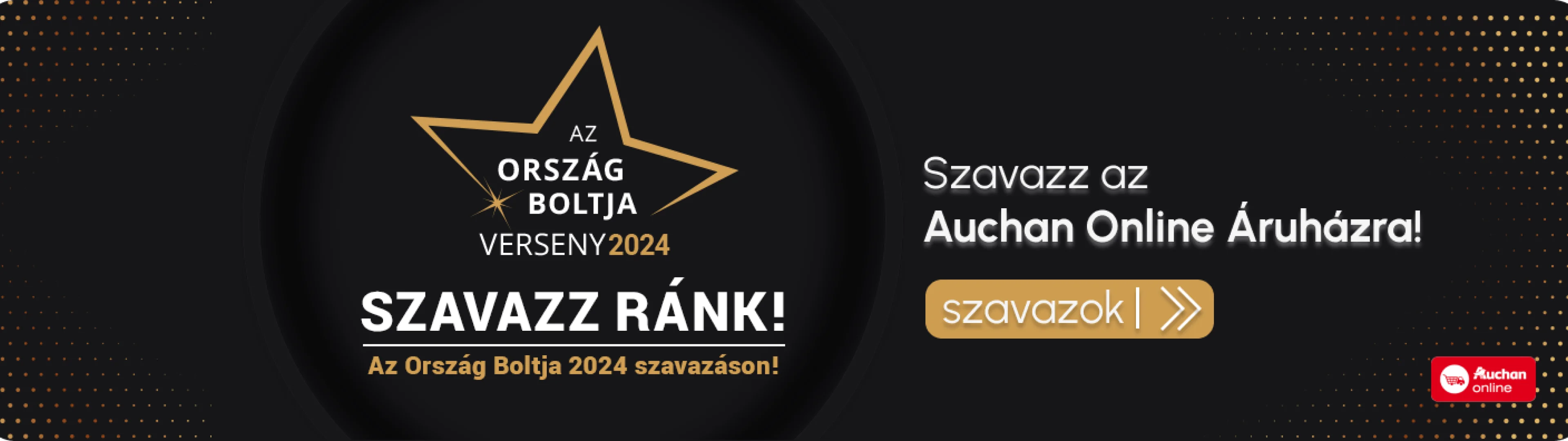 Szavazz az Auchan Online Áruházra az Ország Boltja versenyen!