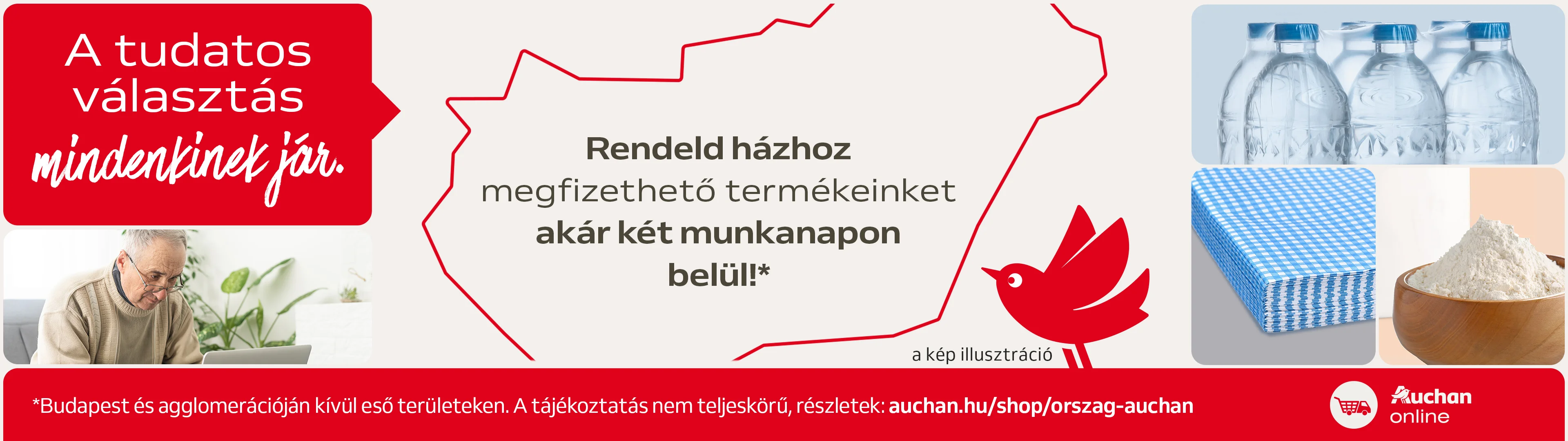 Rendelj országos  házhozszállítással akár 2 munkanapon belül!