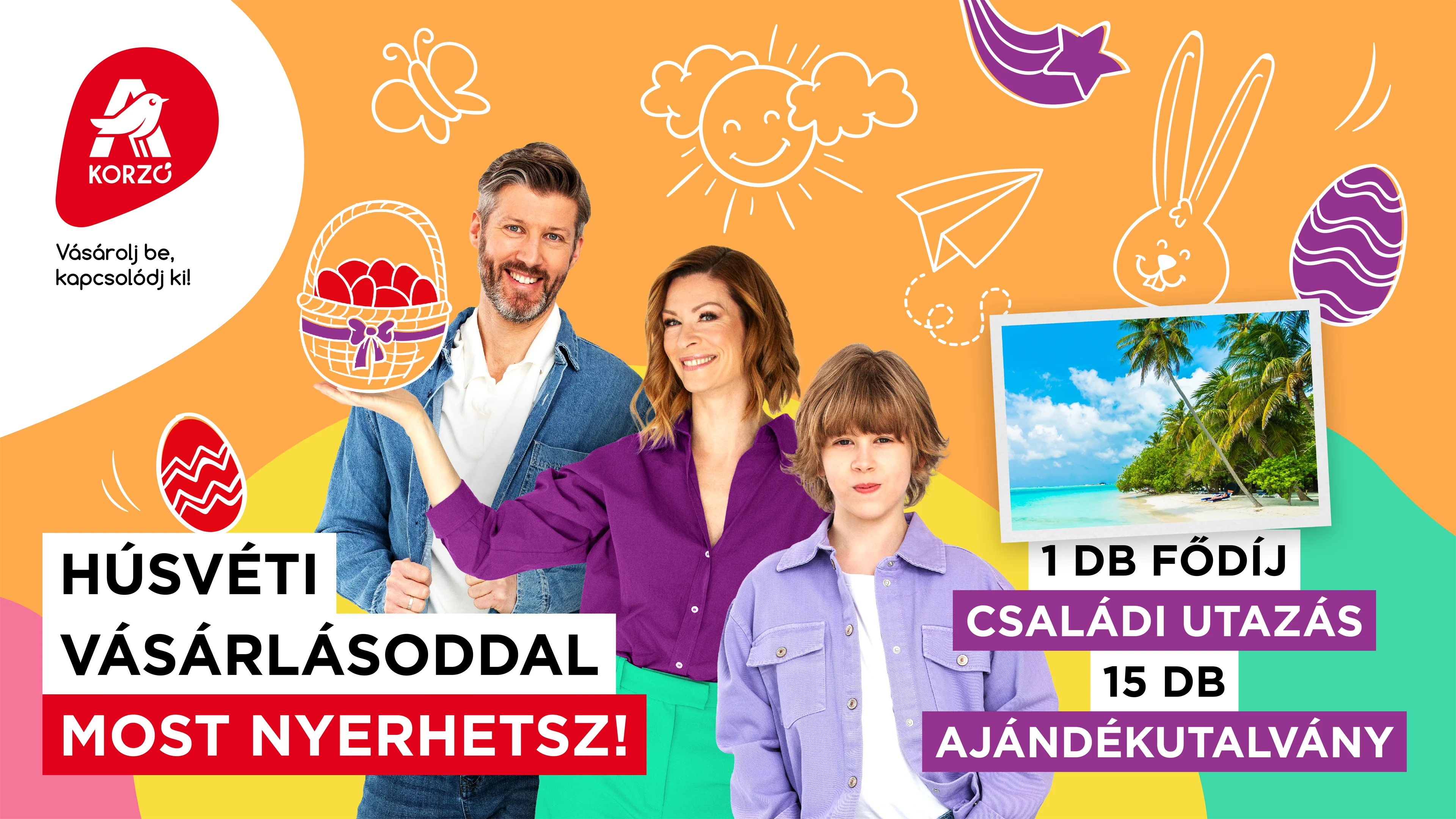 Nyerj az Auchan Korzón utazást, utalványt!