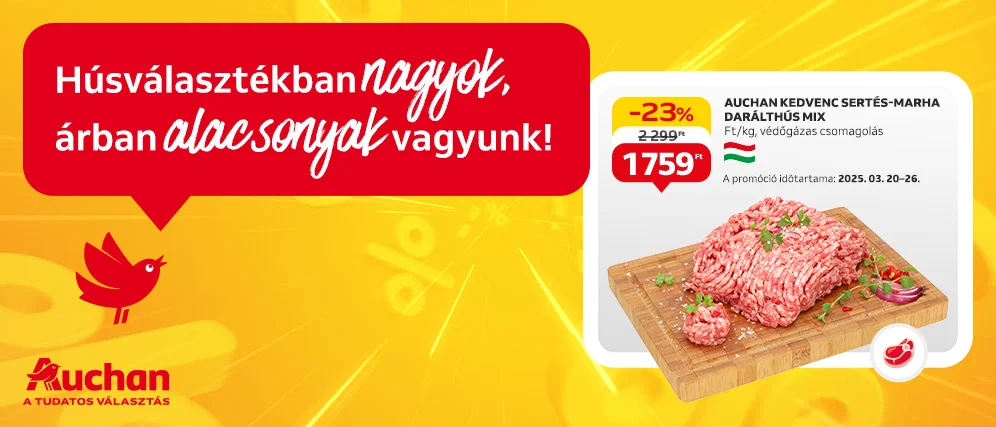 Friss húsokkal készültünk neked erre a hétre is!