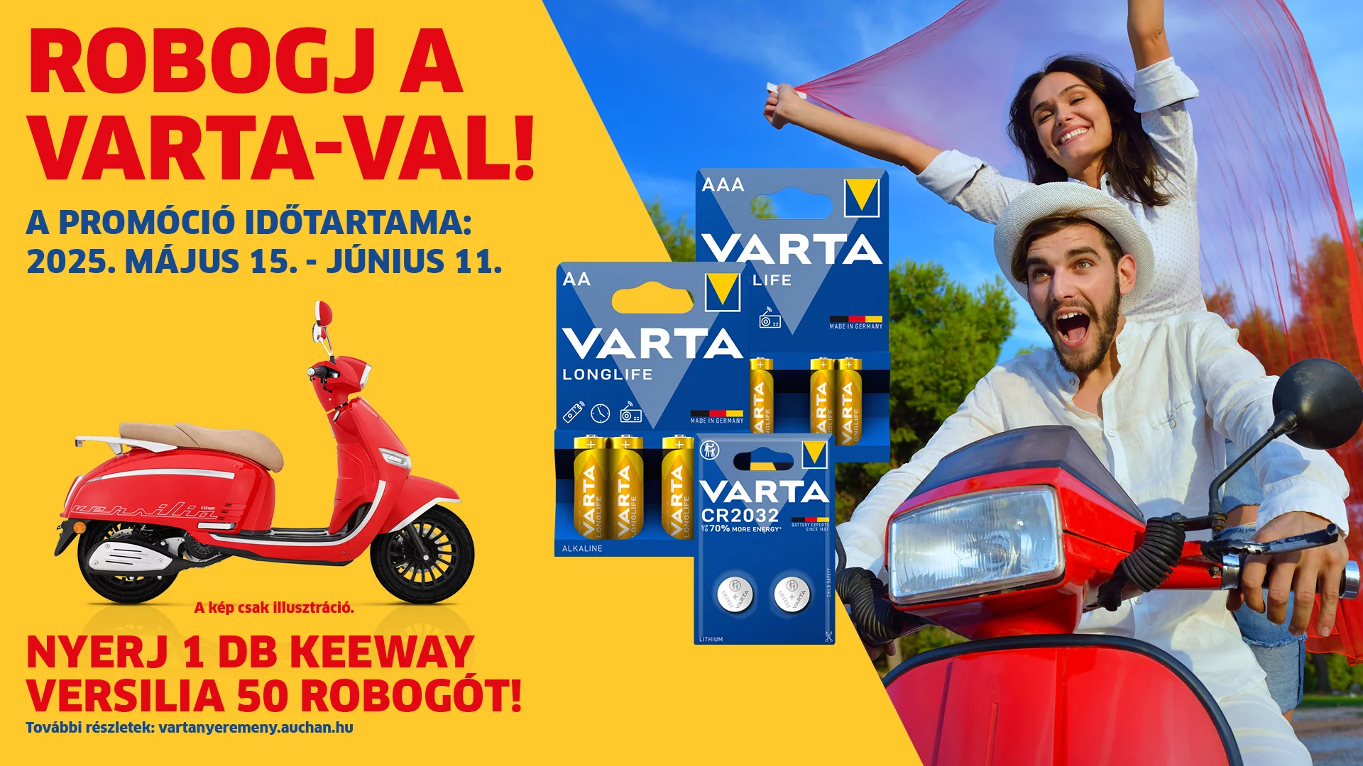 Nyerj robogót a VARTA-val!