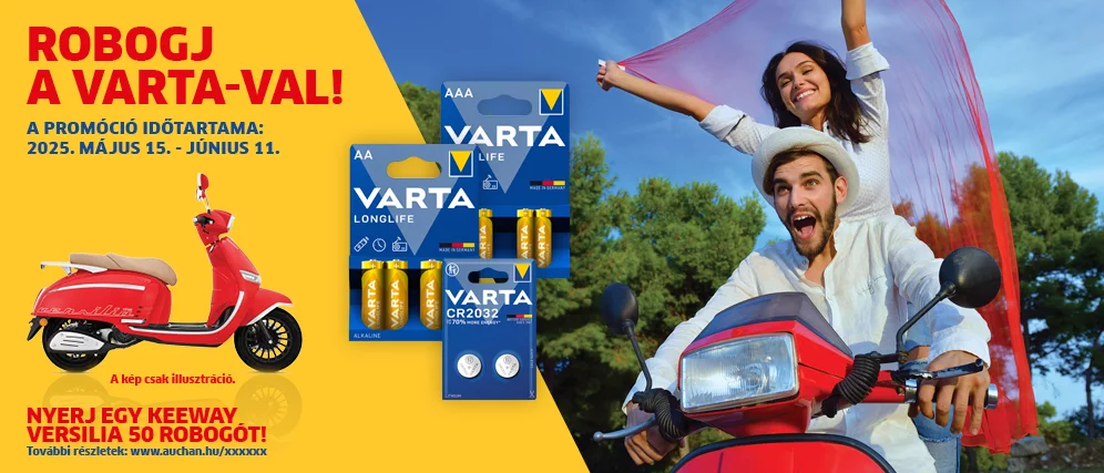 Nyerj robogót a VARTA-val!