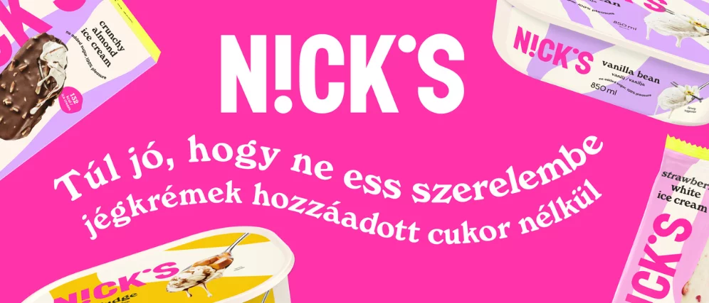 Nick's - túl jó, hogy ne szeress bele! Jégkrémek hozzáadott cukor nélkül.