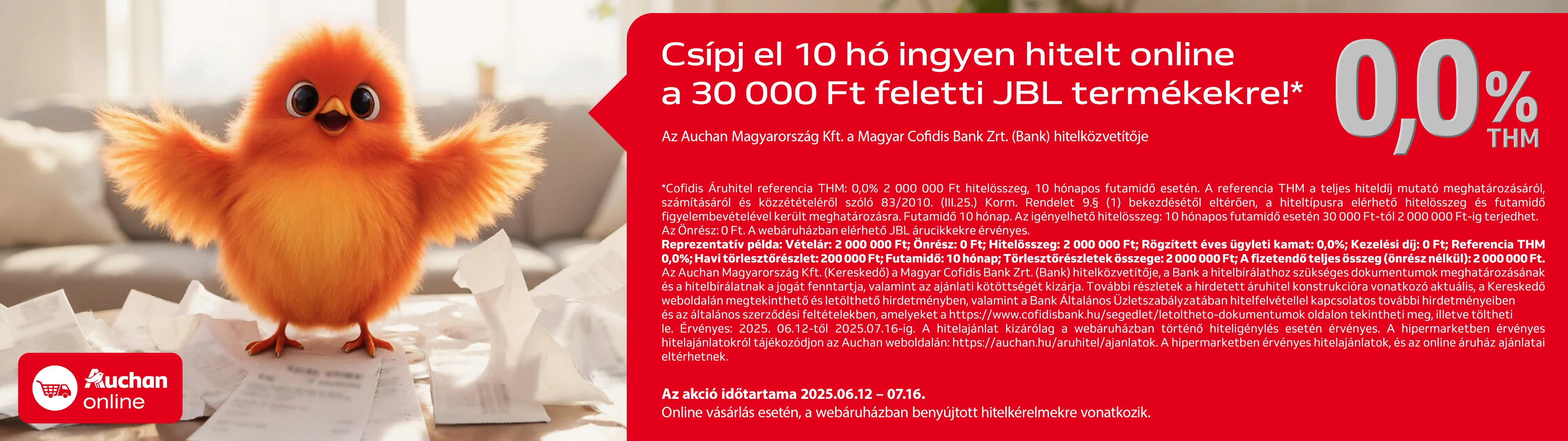 Csípj el 10 hó ingyen hitelt online a 30.000 Ft feletti JBL termékekre!