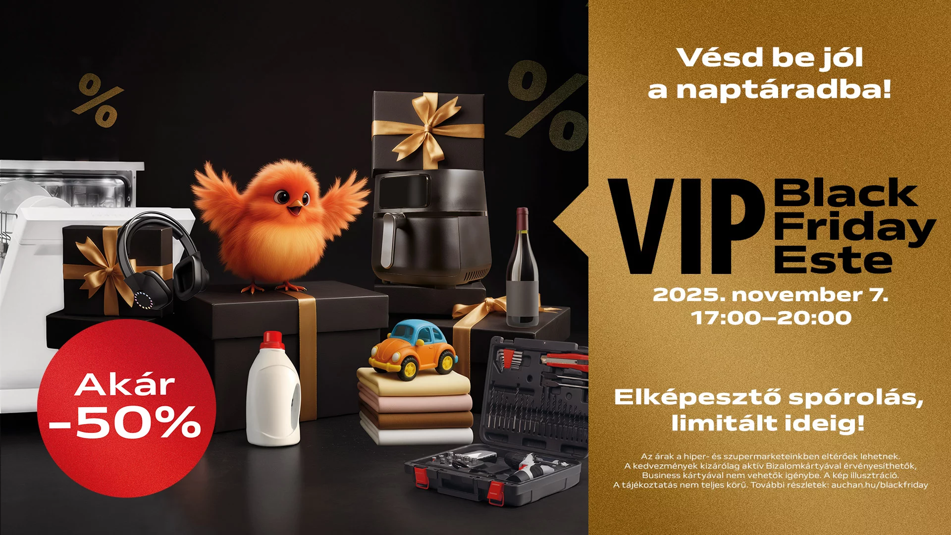Jön a VIP Black Friday Este!