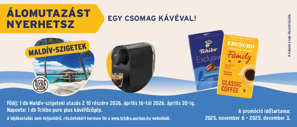 Utazást nyerhetsz egy csomag kávéval!