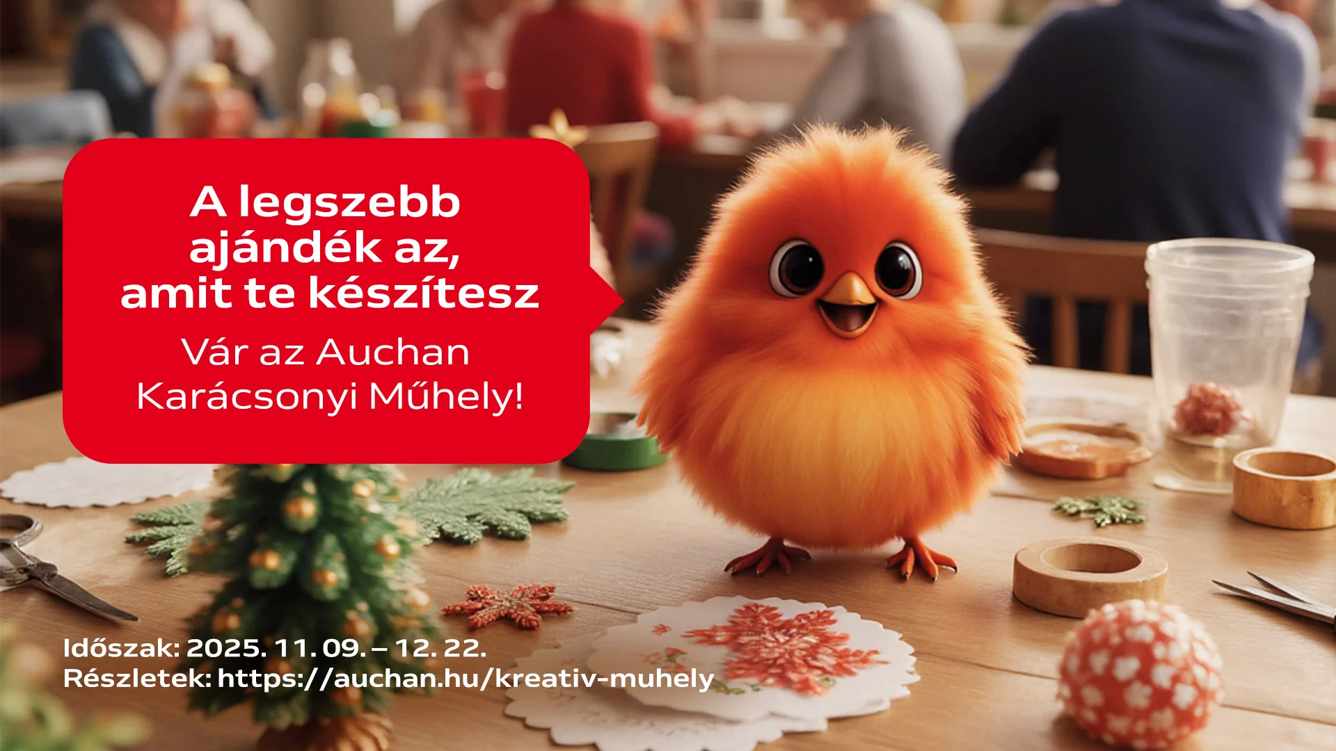 Megnyílt az Auchan Karácsonyi Műhely!