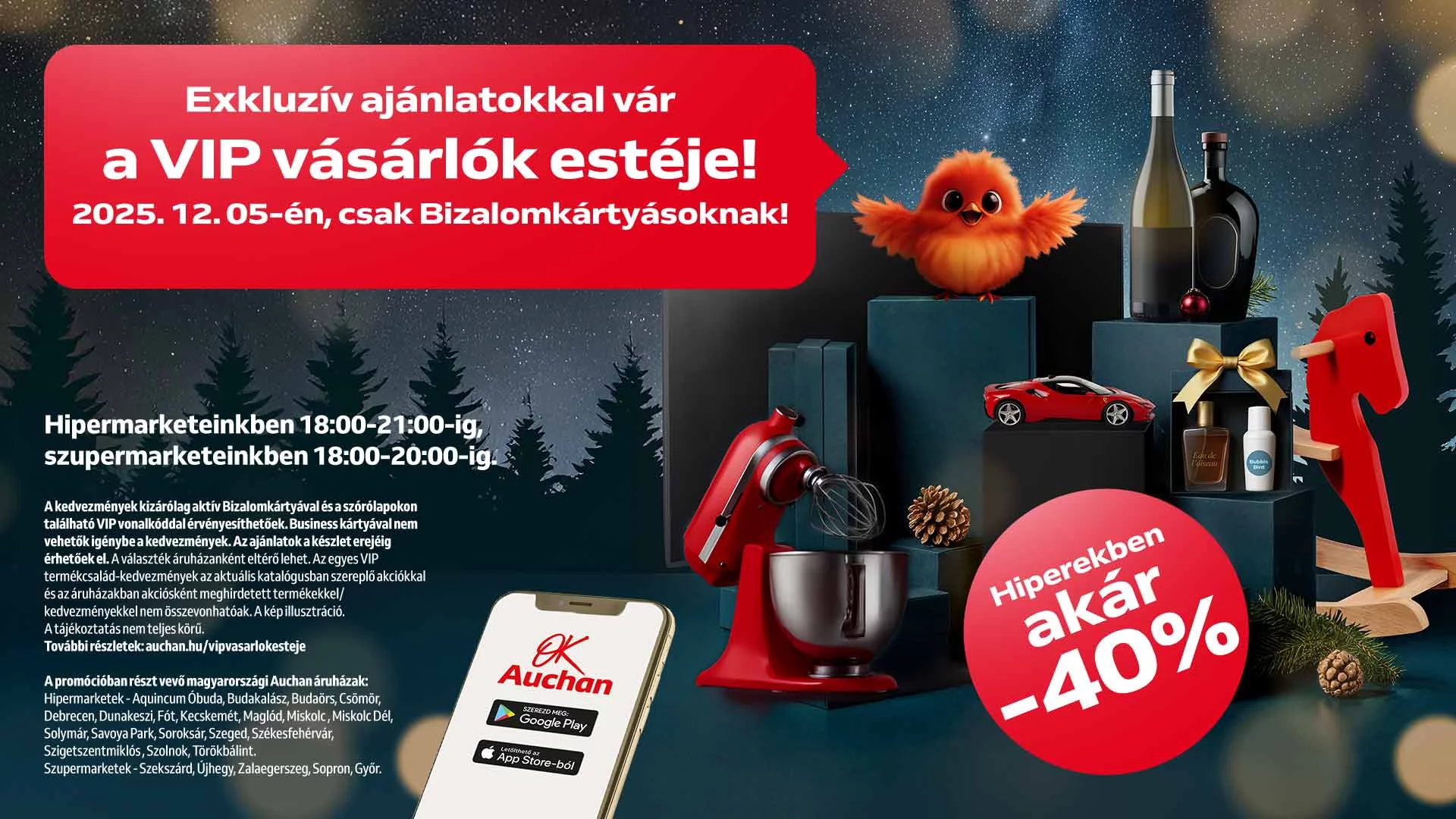 Jön a VIP vásárlók estéje!