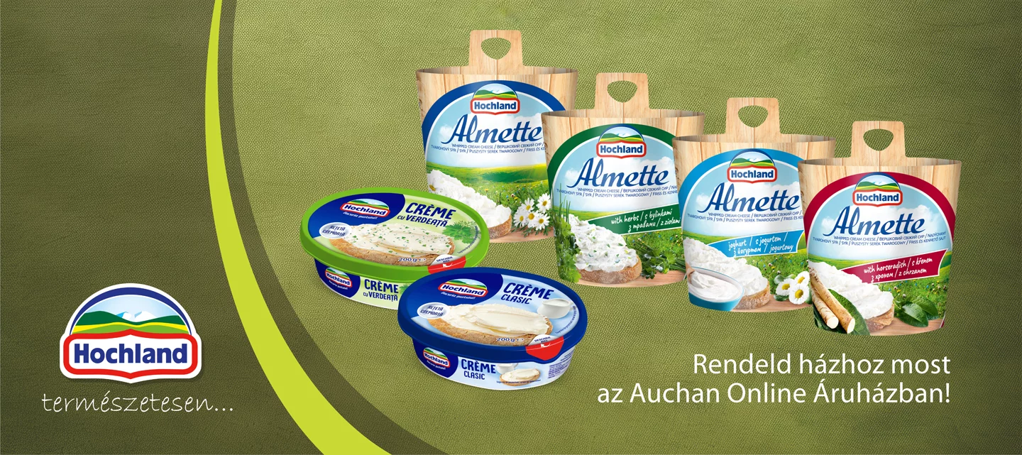 Természetes Almette krémsajt