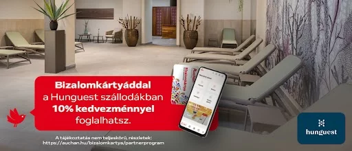 Foglalj kedvezményesen Bizalomkártyáddal a Hunguest szállodáiba!