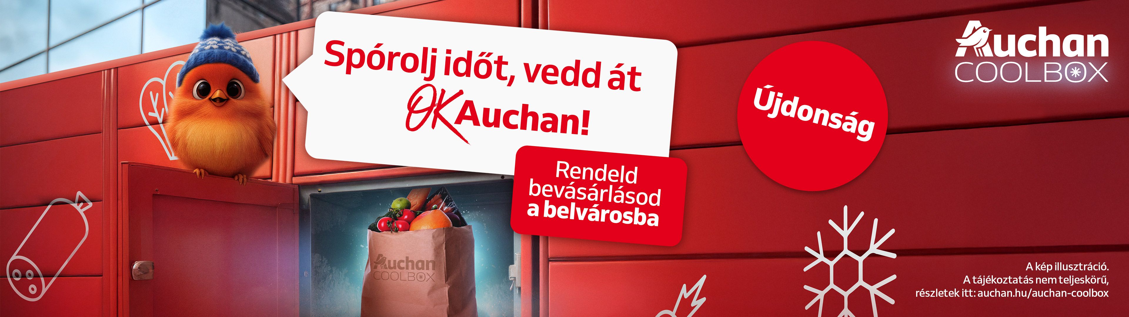 Auchan CoolBox - spórolj időt, vedd át OkAuchan!