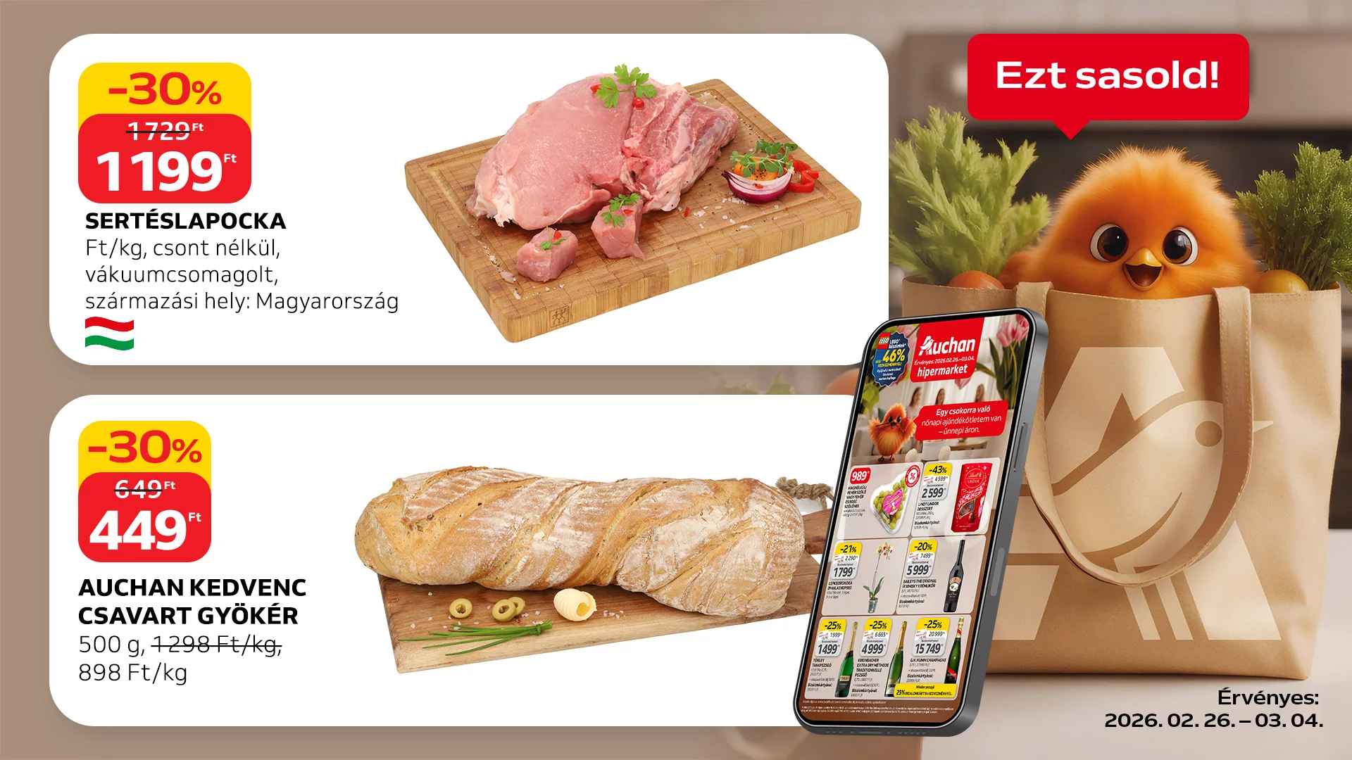 Ennyiért élmény lesz a bevásárlás!