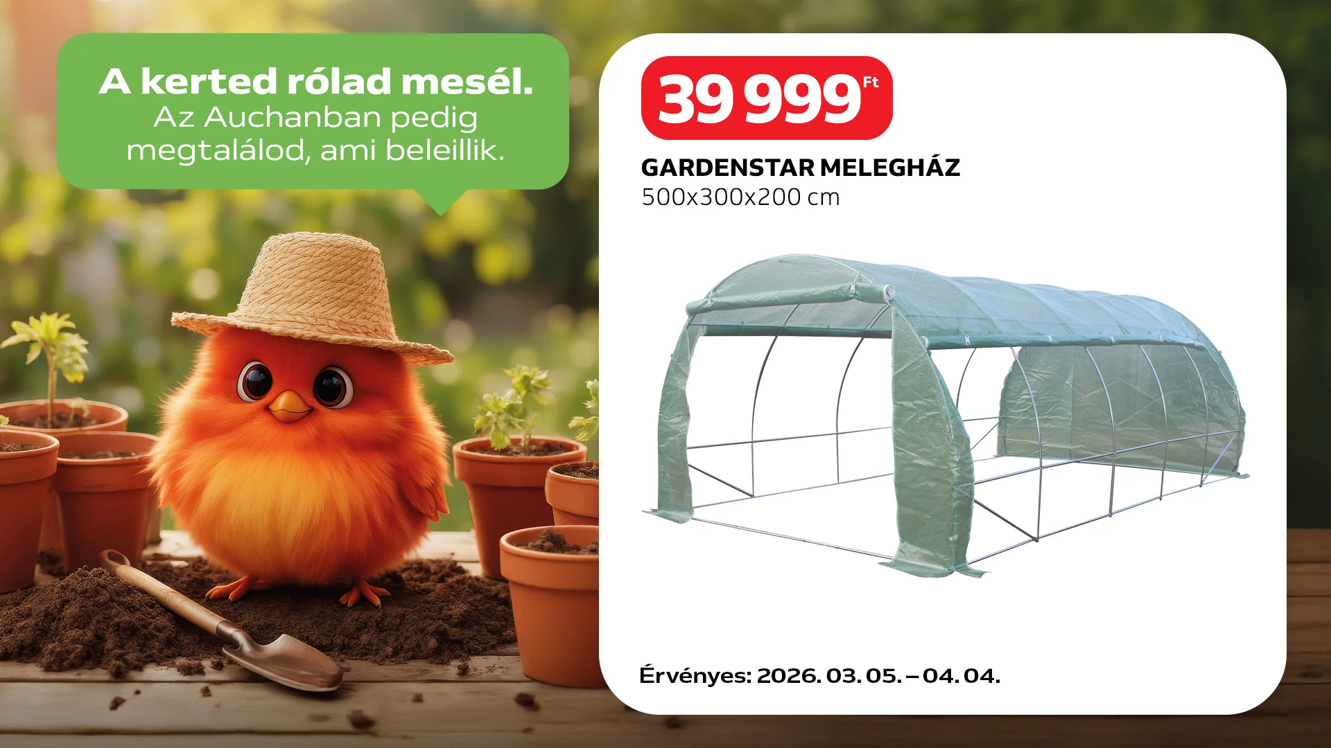 A kerted rólad mesél.