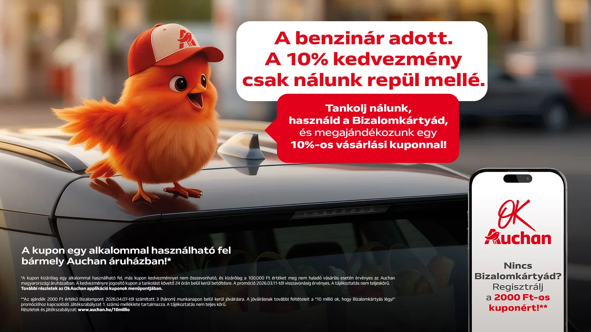 Tankolj és vidd a 10%-ot is!