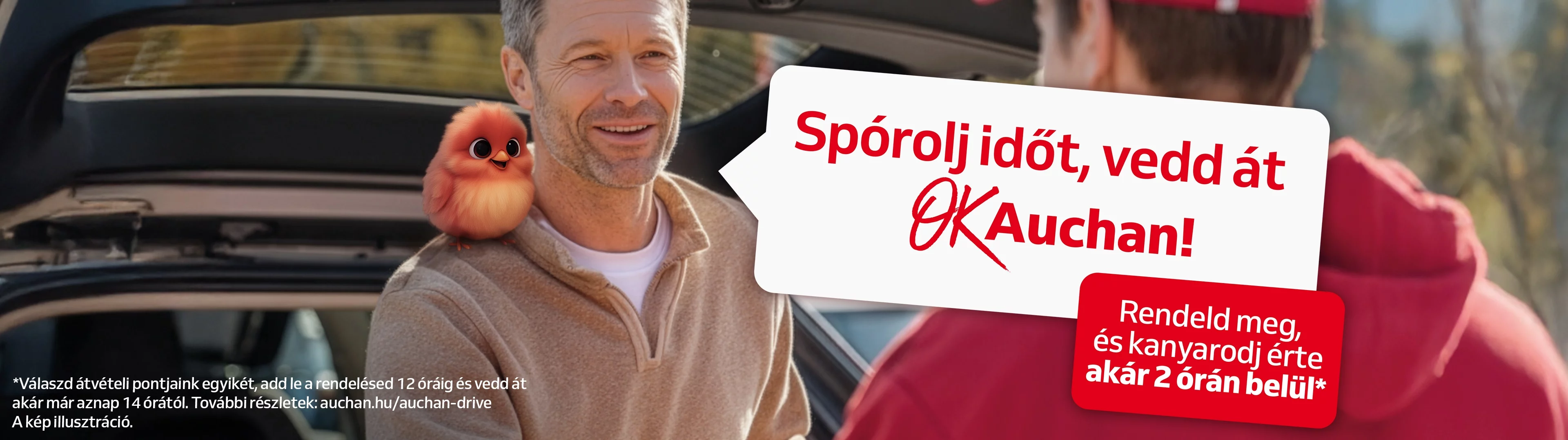 Auchan Drive: spórolj időt, vedd át OkAuchan!