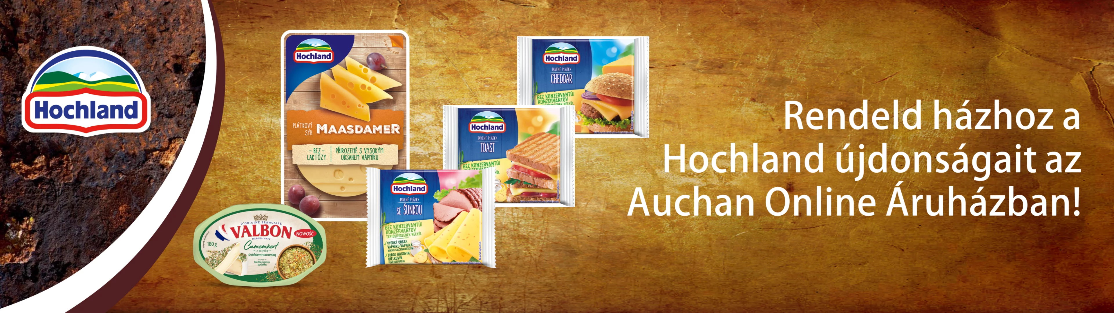 Rendeld házhoz a Hochland újdonságait az Auchan Online Áruházában!