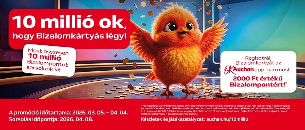 Bizalomkártya? Most igazán megéri!