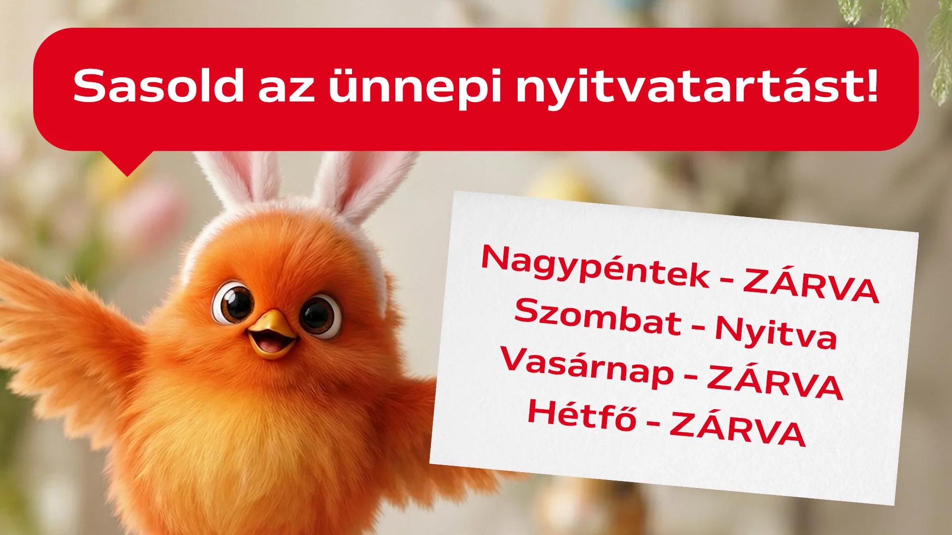 Húsvéti nyitvatartás