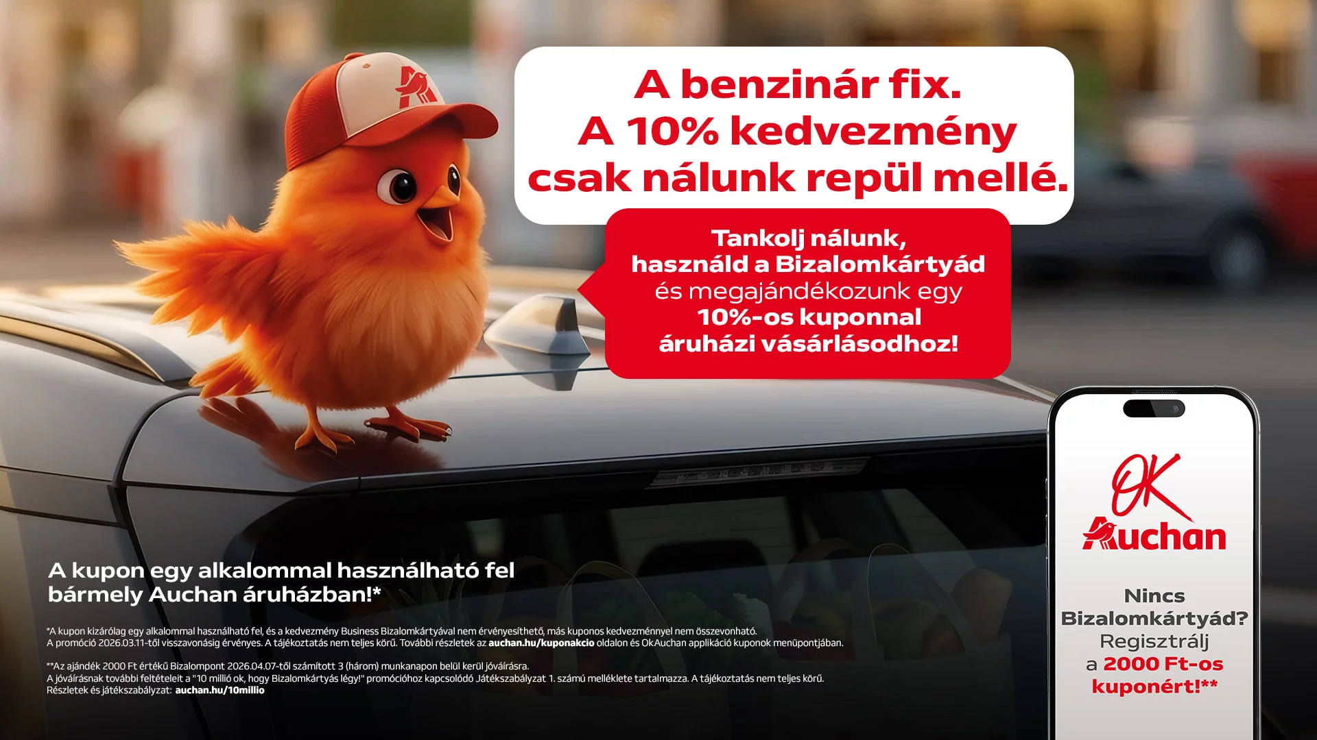 Tankolj és vidd a 10%-ot is!