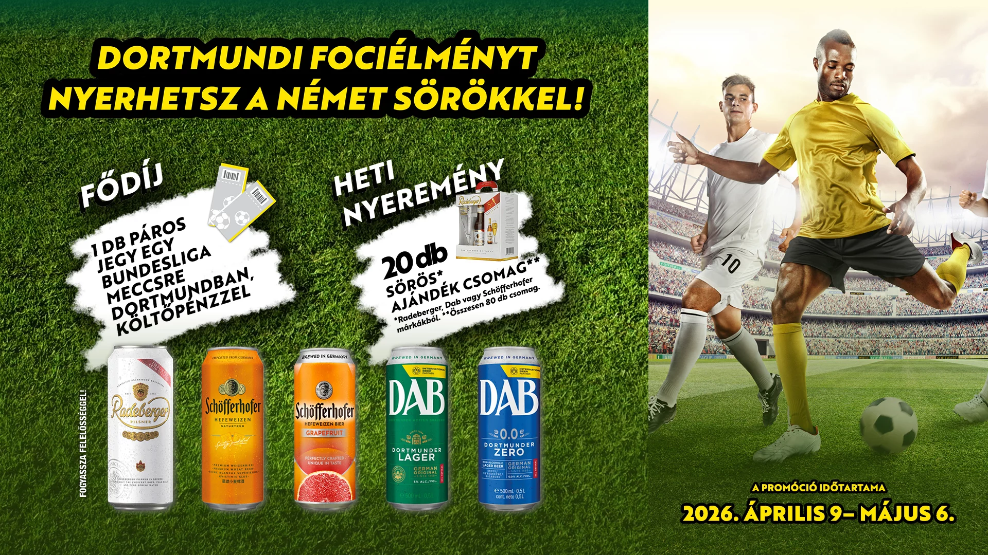 Dortmundi fociélményt nyerhetsz!