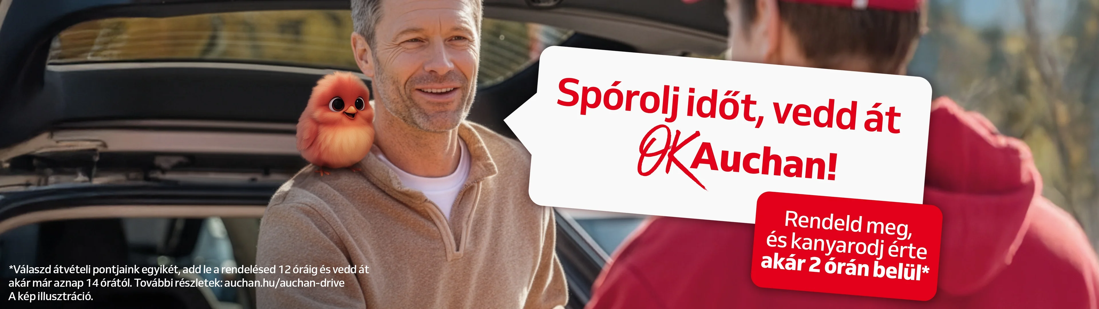 Auchan Drive: spórolj időt, vedd át OkAuchan!