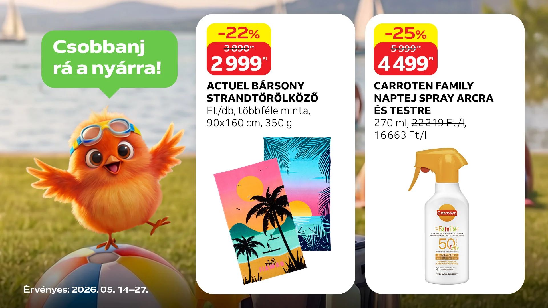 Pakolj be mindent a tökéletes strandhangulathoz!