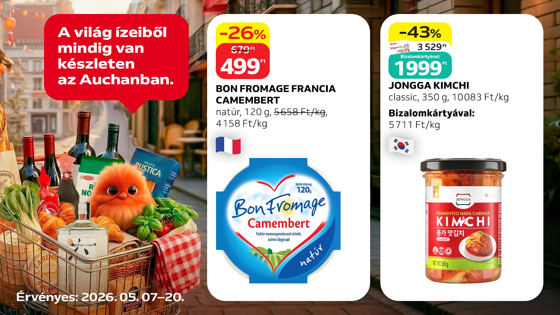 Nemzetközi ízekkel hódítunk.