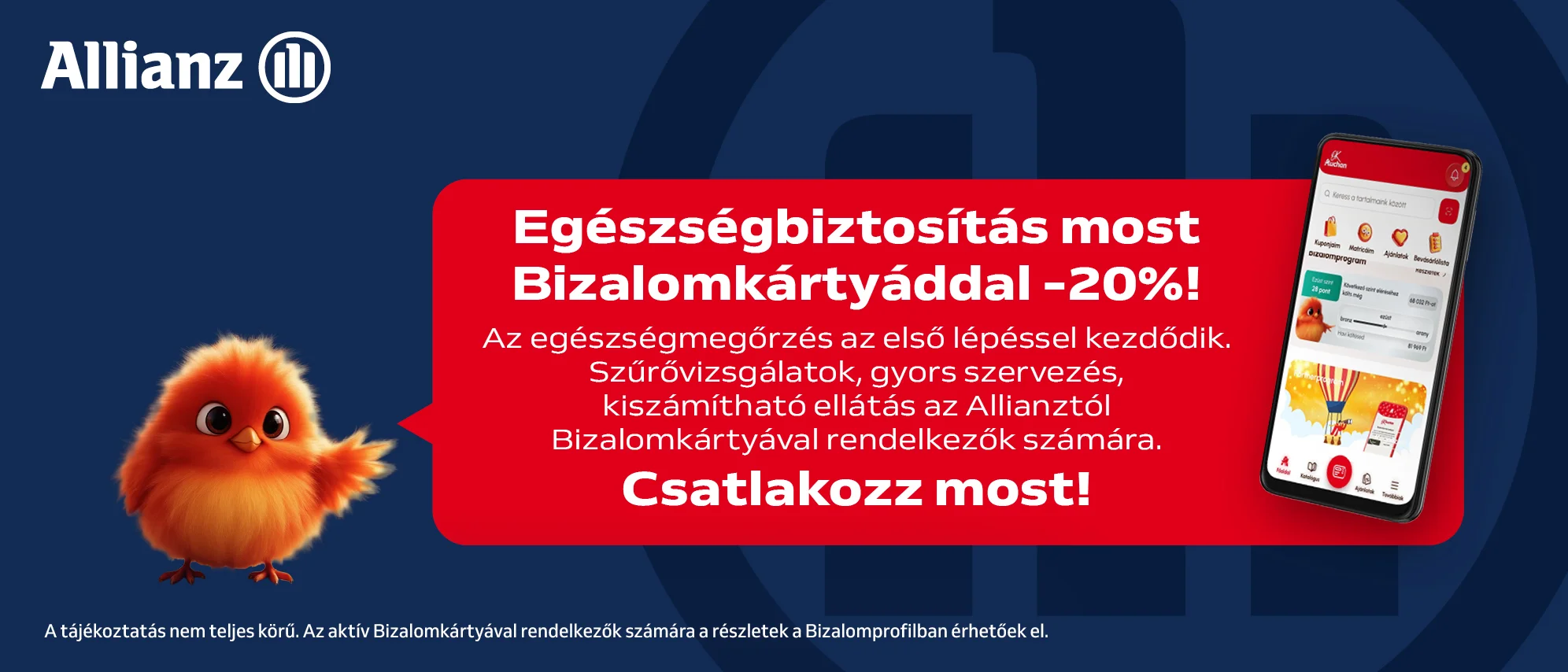 Egészséged az első