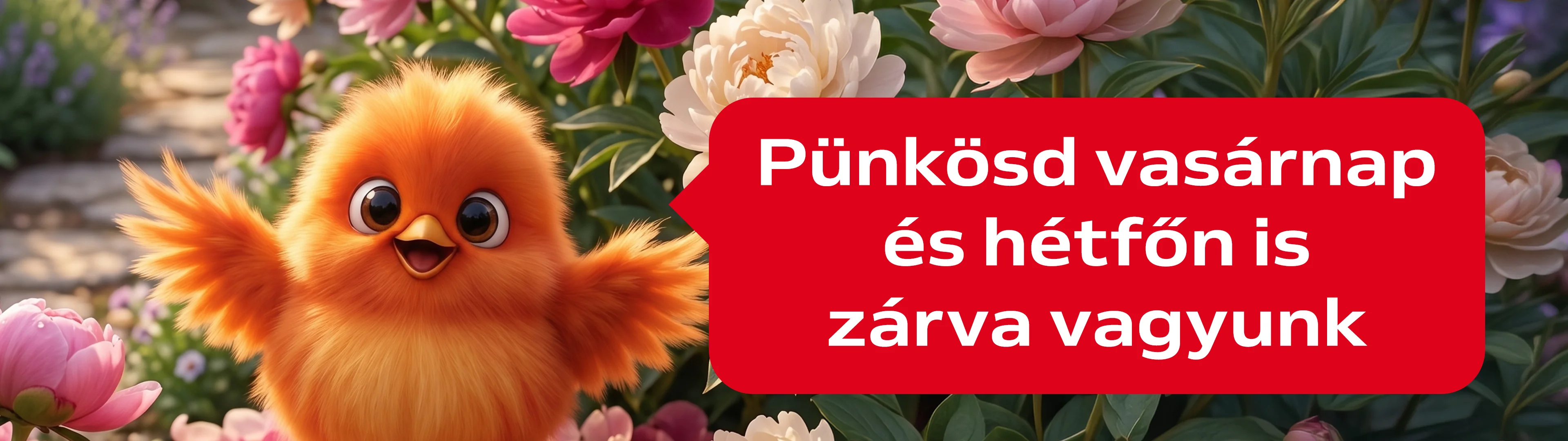 Ünnepi nyitvatartás: Pünkösd vasárnap és hétfőn zárva vagyunk