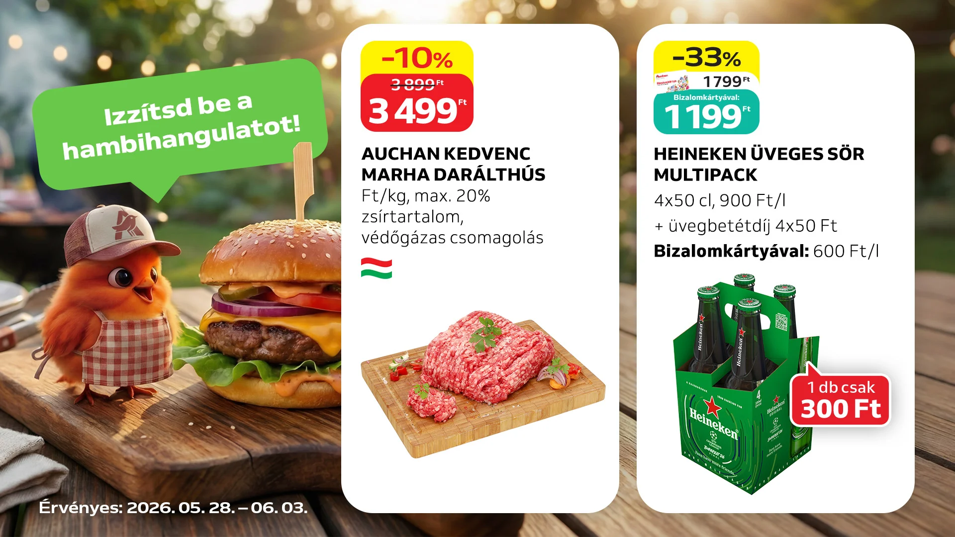Szaftos burger egyenesen a kertedből