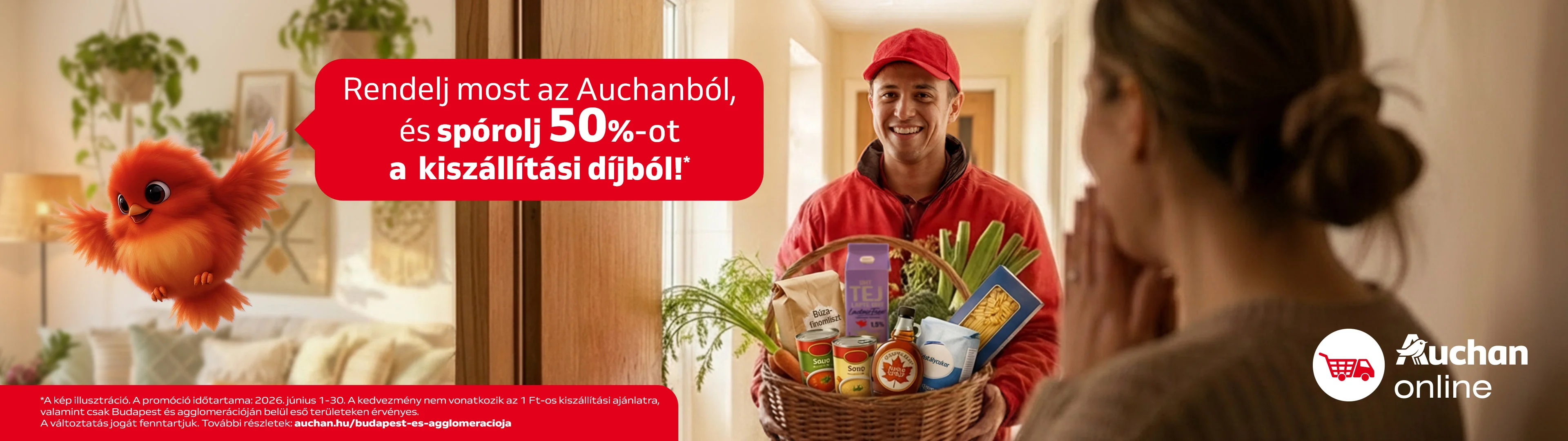 Rendelj most és spórolj 50%-ot a kiszállítási díjból!