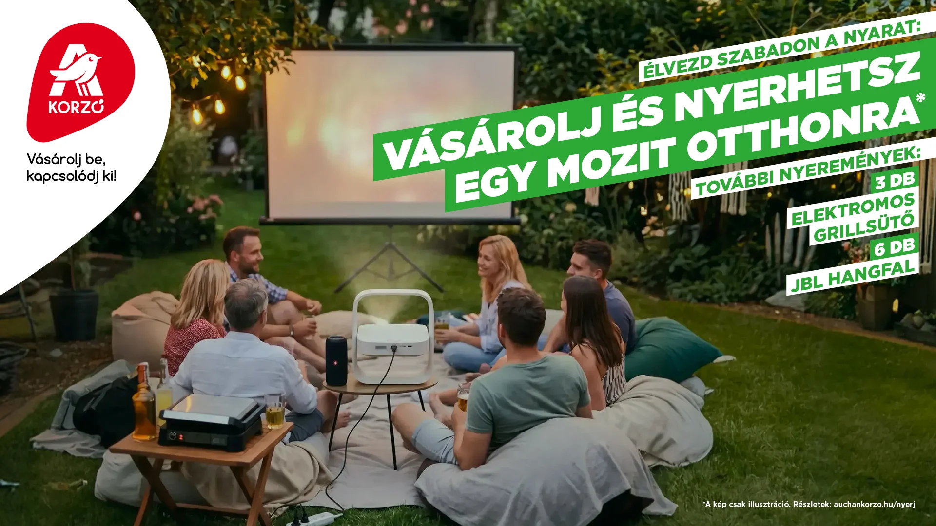 Tedd élvezetesebbé a nyarat az Auchan Korzóval!