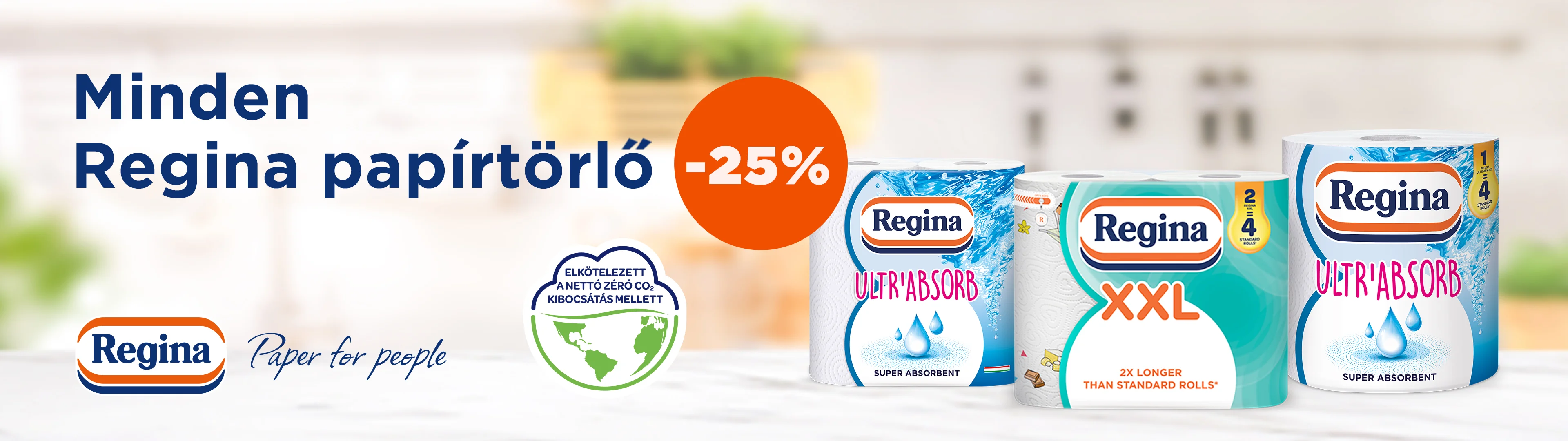 Minden Regina papírtörlő -25% kedvezménnyel