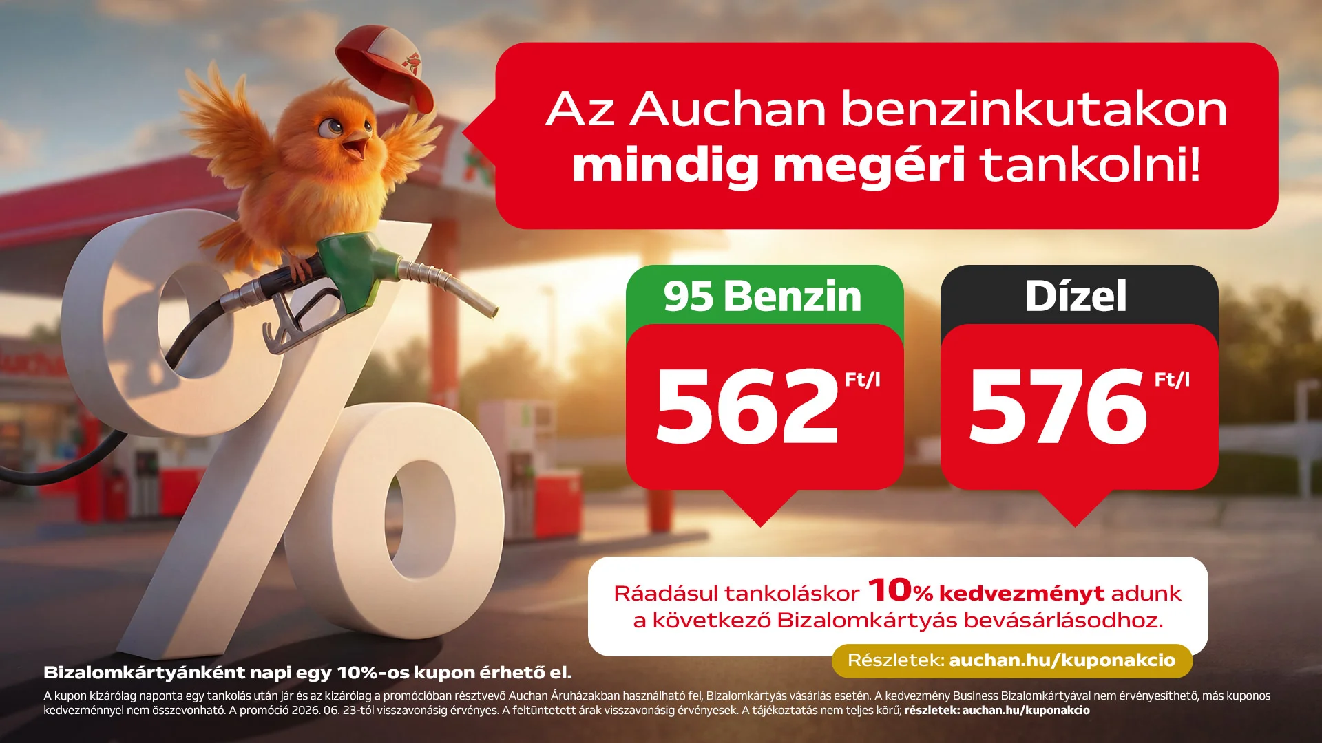 Benzin ár