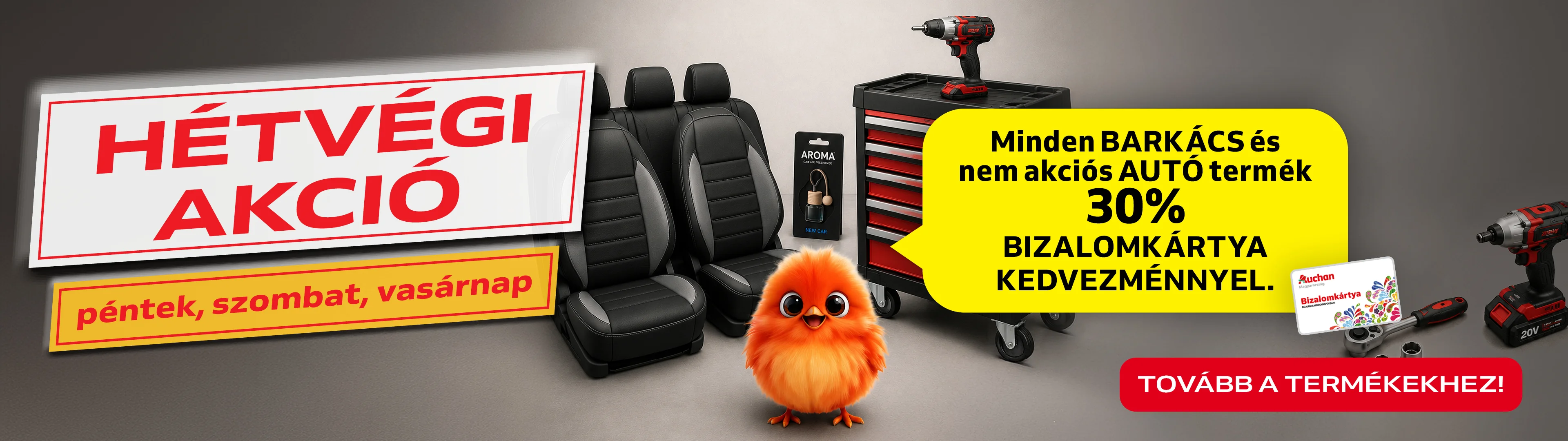 Hétvégi barkács akcióink 30% BK kedvezménnyel