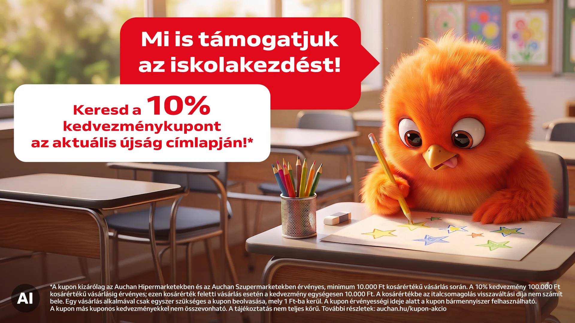 10% kedvezmény sulikezdésre!