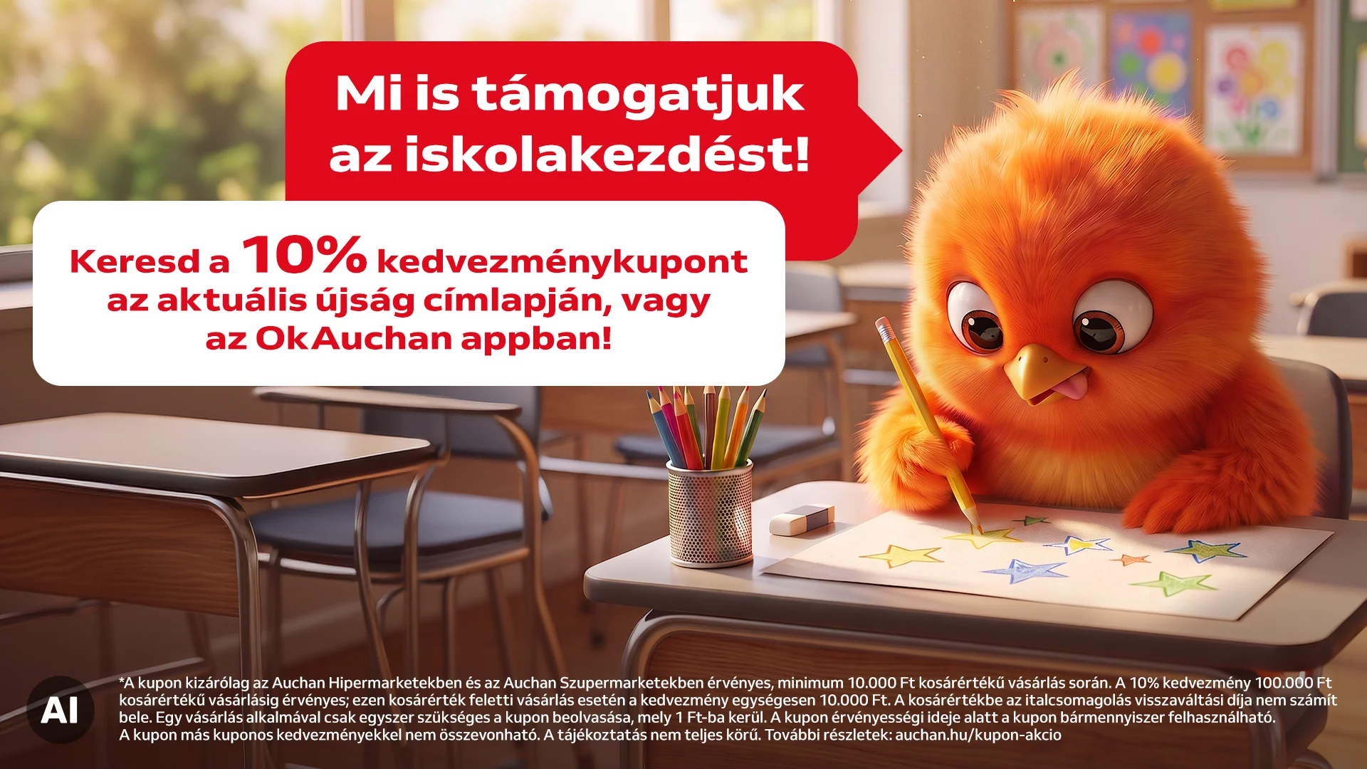 10% kedvezmény sulikezdésre!