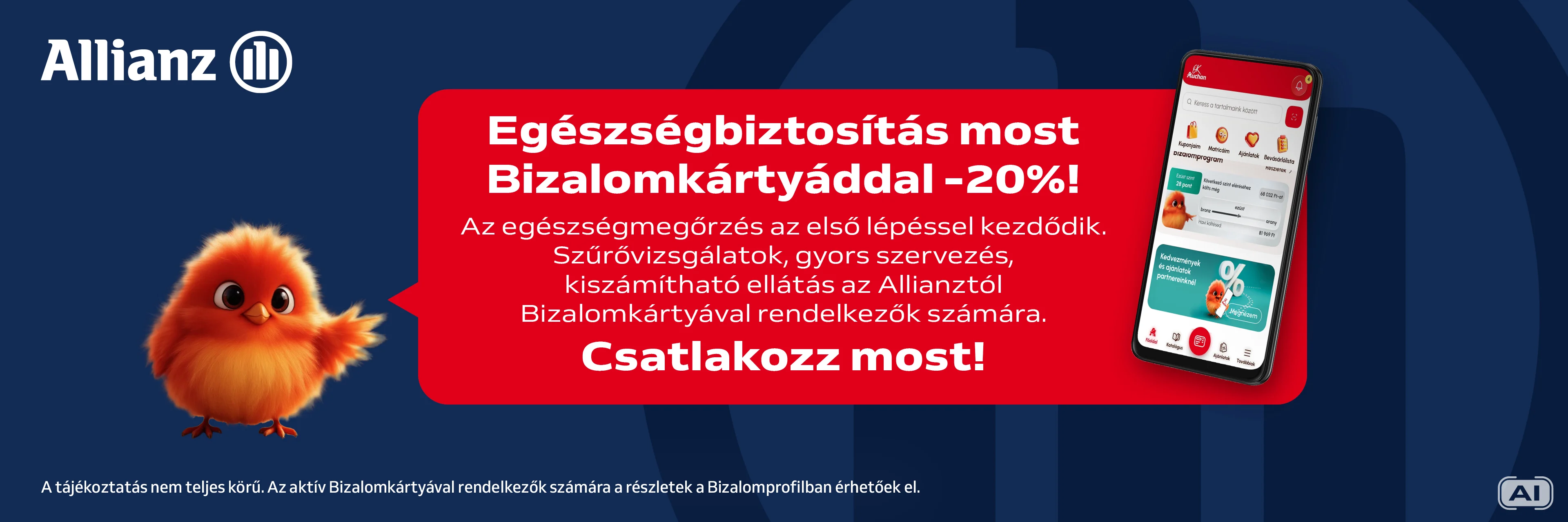 Egészséged az első