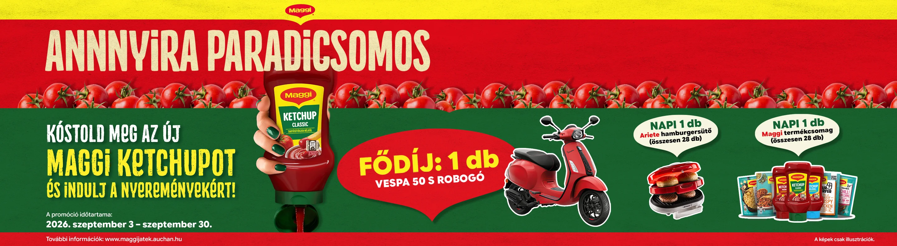 Kóstold meg az új Maggi ketchupot és indulj a nyereményjátékért!