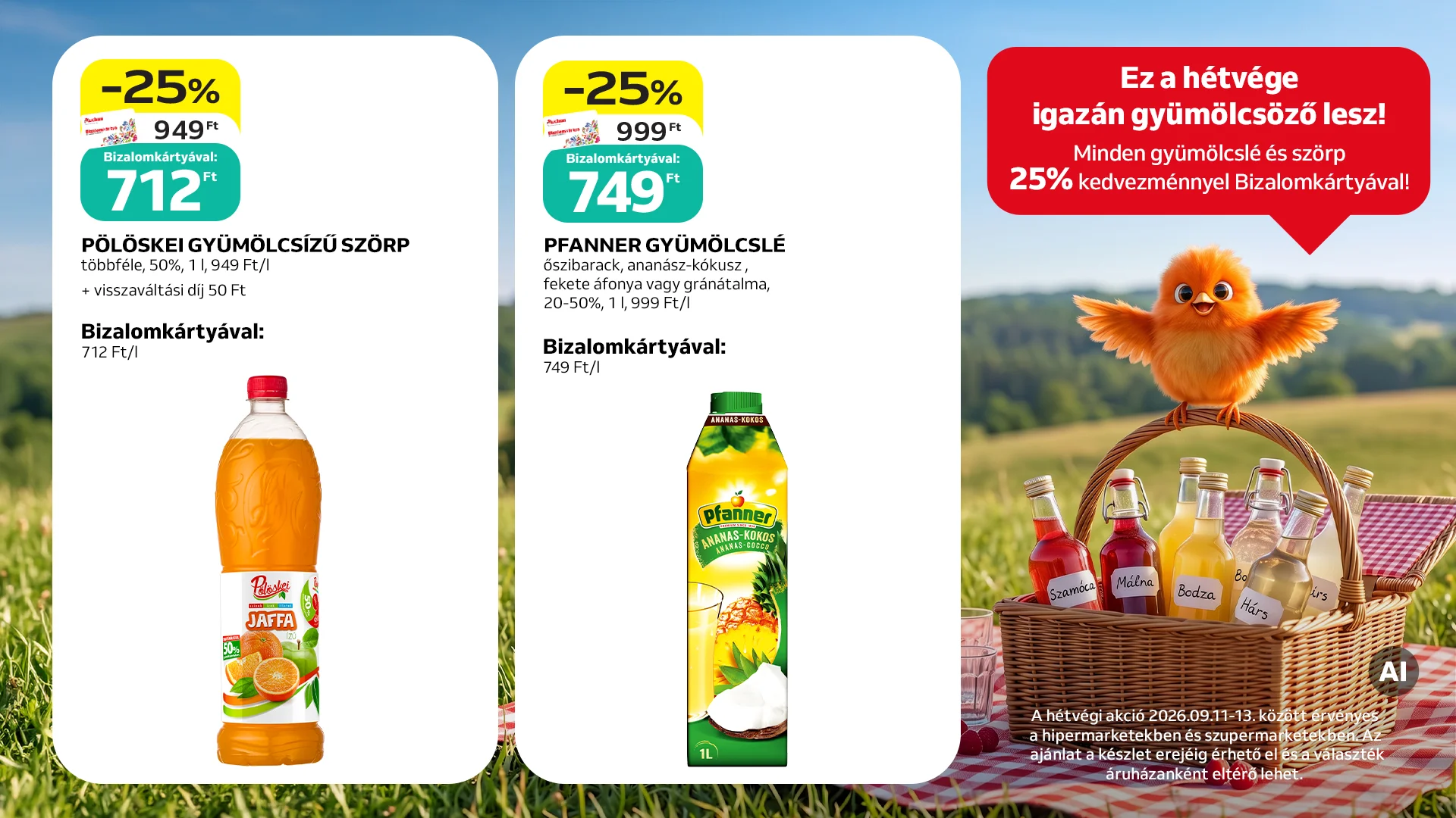 Szörp vagy gyümölcslé? Mindkettő!