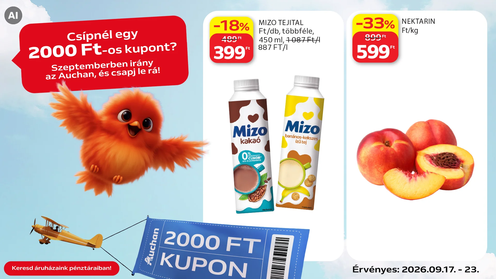 Szeptemberi kupon