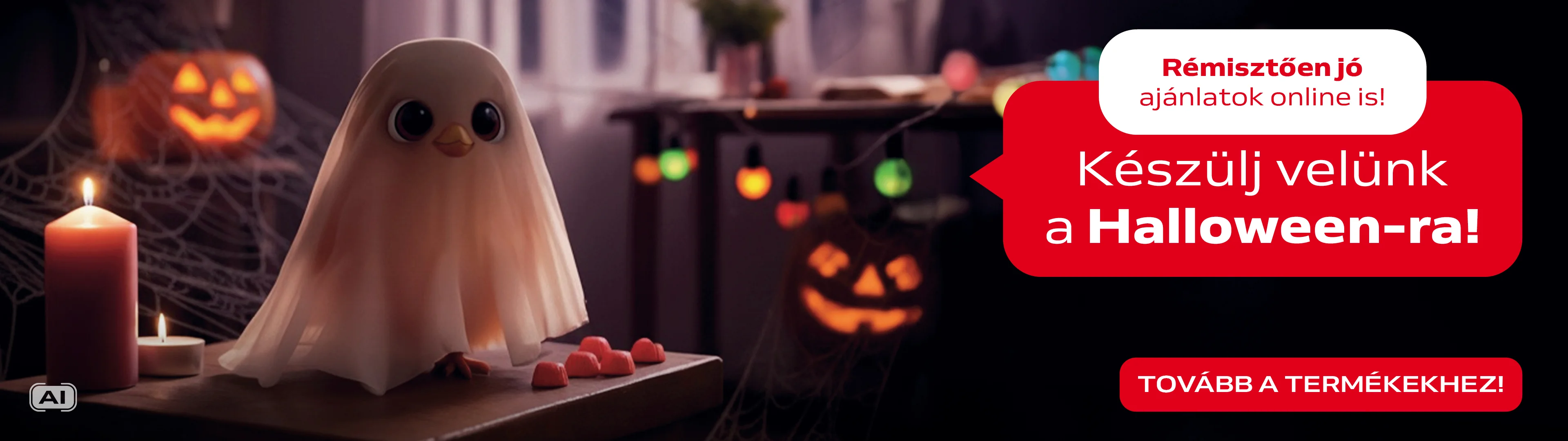 Halloween: rémisztően jó ajánlatok online is.