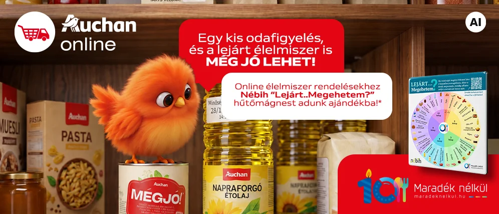Egy kis odafigyelés, és a lejárt élelmiszer is MÉG JÓ LEHET!