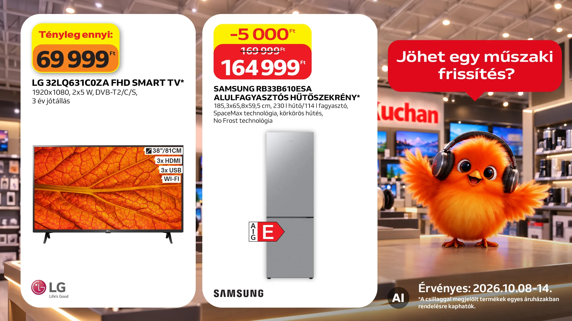 Jöhet egy műszaki frissítés? Naná!