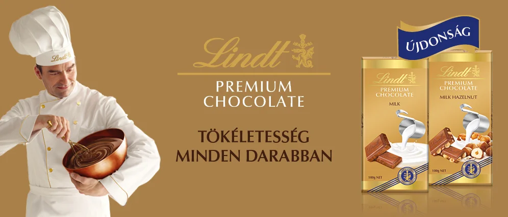 Megérkezett az új Lindt PREMIUM tejcsokoládé!