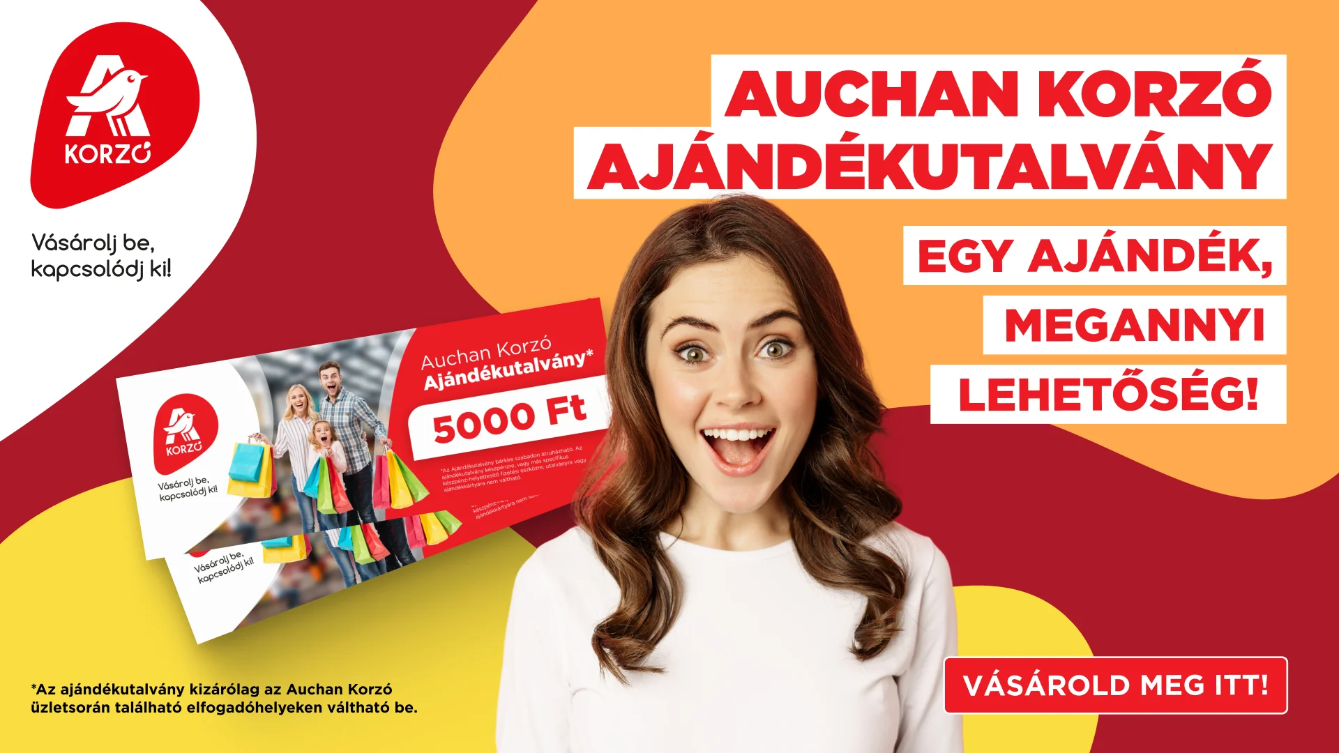 Auchan Korzó ajándékutalvány