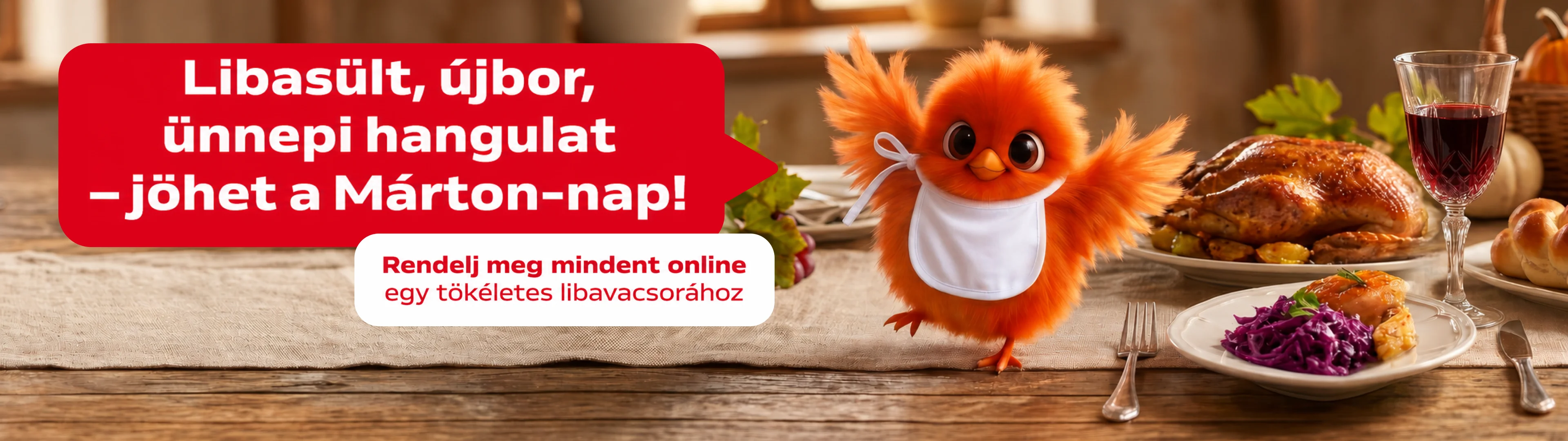 Rendelj meg mindent online egy tökéletes libavacsorához