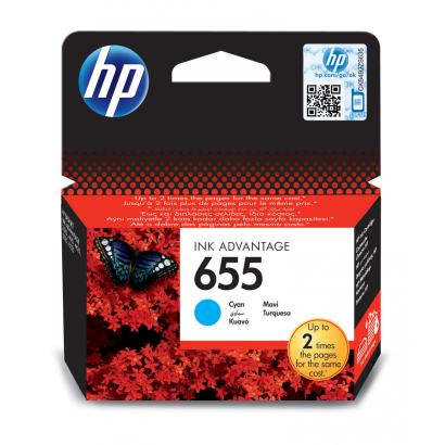 Hp 655 Cz110ae Ciánkék Tintapatron