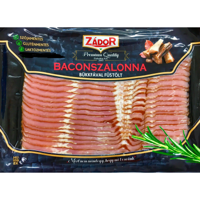 Zador Szeletelt Bacon Szalonna 200 G